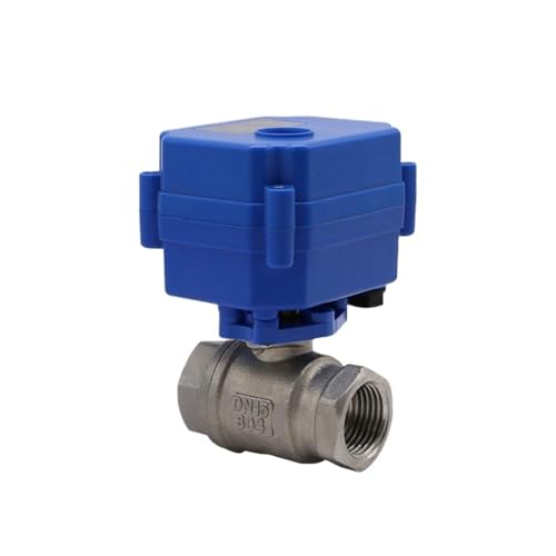 1/2" 3/4" 1" 2-way Motorized Ball Valve 220V AC/DC 9-24V Stainless Steel Electric Ball Valve 2-wire Electric Actuator(1",12VDC_CR03) von ADLTXZNNR