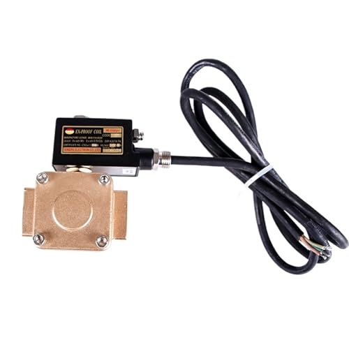 1/2" High Pressure 16 kg Explosion Proof Solenoid Valve Brass IP65 Normally Closed AC220V DC24V For Water Oil Air(AC220V) von ADLTXZNNR