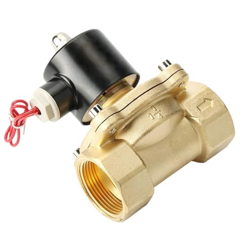 1/4" 3/8" 1/2" 3/4" 1" 2" Brass Electric Solenoid Ventil DC12V DC24V AC220V 110V Normally Closed Solenoid Ventil for Water Oil Air (3/4",NPT_240VAC) von ADLTXZNNR