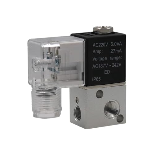 1/8" Solenoid Valve 3V1-06 Single Coil Pilot-Operated Electric 2 Position 3 Way Junction Box Or Outlet Wire(Outlet wire AC36V) von ADLTXZNNR
