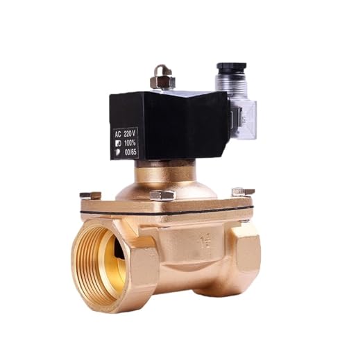 1-1/2" Normally Closed Brass Electric Solenoid Valve IP65 Waterproof Solenoid Valve With LED Power Indicator24V 12V 220V 110V(NPT_110VAC_EPDM-SEAL) von ADLTXZNNR