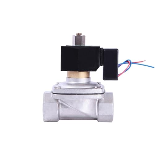 1-1/4" Normally Open Waterproof Solenoid Valve With LED Power Indicator 24V 12V 220V 110V Stainless Steel Non Hot Solenoid Valve(NPT_120VAV_VITON-SEAL) von ADLTXZNNR
