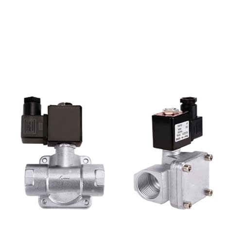 1" Stainless Steel High Pressure Solenoid Valve 110V 24V 12V 24v Normally Closed(NPT_12VDC_EPDM-SEAL) von ADLTXZNNR