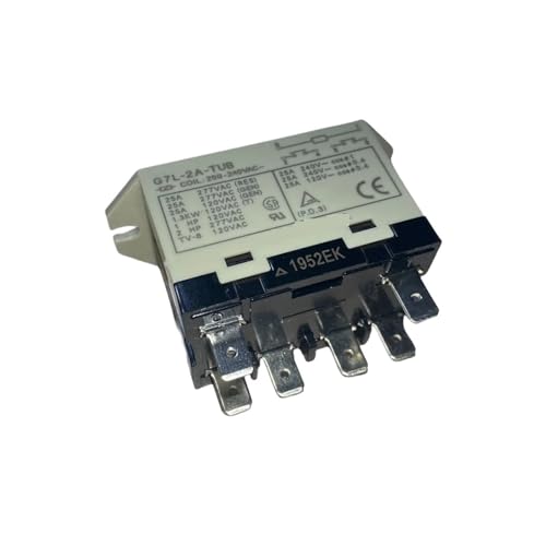 1 Stück neues Hochspannungsrelais G7L-2A-TUB 24 VDC G7L-2A-TUB-CB 200/240 VAC 100-120 VAC G7L 2 A 25 A im betriebsbereiten Zustand(24VDC) von ADLTXZNNR