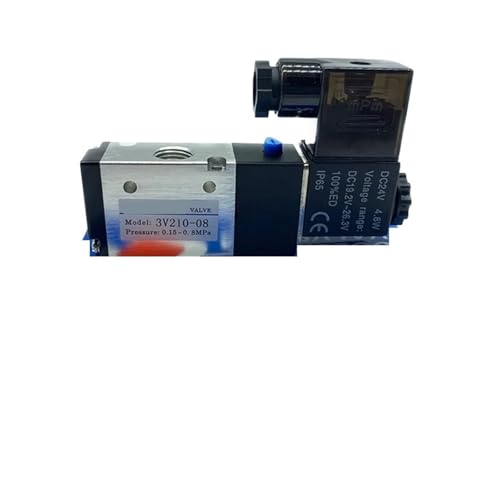 1 Stücke DC12V DC24V AC220V 3V210-08 2 Position 3 Way 1/4 PT Air Pneumatische Magnetventil(DC 24V) von ADLTXZNNR
