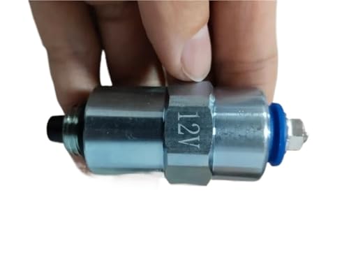 12V 24V Stop Magnetventil Quadratischen Stecker 7185-900G 7167-620C 7185-900W 8-94174820-0 For Perkins Linde Delphi Kraftstoff Pumpe Magnet(Army green) von ADLTXZNNR