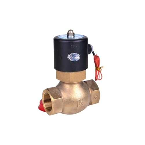 16bar High temperature 180C 2-way water steam solenoid valve 2 inch US-50 PTFE normal close brass valve for hot water air (AC110V) von ADLTXZNNR