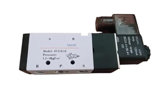 1x 4V310-10 5Ports2Position Single Solenoid Pneumatic Air Valve 3/8" BSPT 12V DC/24V DC /36VDC, 110V AC/220V AC(DC36V) von ADLTXZNNR