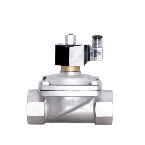 2" Normally Open Stainless Steel Solenoid Valve With LED Power Indicator 24V 12V 220V 110V(NPT_120VAV_VITON-SEAL) von ADLTXZNNR