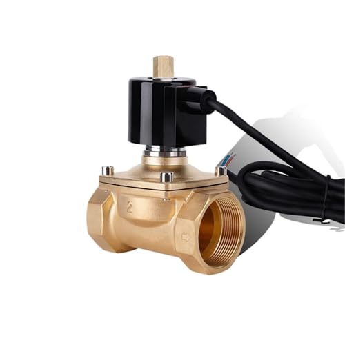 2" Normally Open Underwater Fountain Solenoid Valve Brass IP68 Waterproof DN50 Electric Control Water Valve 12V 24V 220V(NBR-SEAL_120VAC_NORMALLY OPEN) von ADLTXZNNR