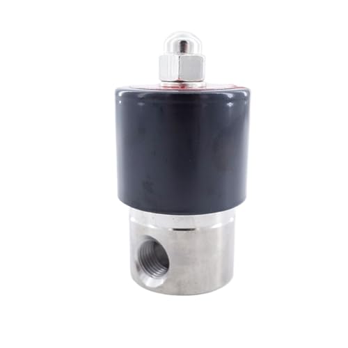 2-Wege-Miniwasser-Magnetventil aus Edelstahl 1/4 3/8 12 V 24 V 110 V 220 V 380 V 36 V N.C 2S025-08 2S040-10 Leitungsventil (3/8 Zoll, DC12 V) von ADLTXZNNR