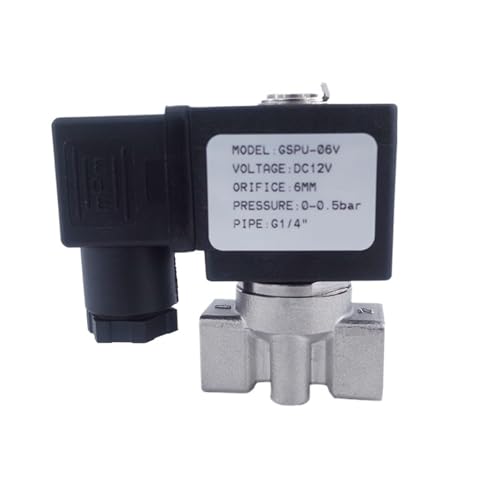 2-Wege SS304 Wassermagnetventil Normallye Close G1/4" AC220V Orifice 4mm/5mm/6mm SPU Zero-Druckstart 0-4bar/1bar/0,5bar (AC110V_EPDM) von ADLTXZNNR