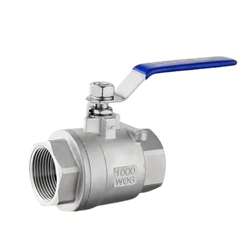 201/304 Edelstahl-Kugelhahn Q11F-16P Zweiteiliger Innengewinde Hochtemperaturbeständiger Dampfhahn 4 Punkte 6 Punkte 1 Zoll(DN15 4 points 201) von ADLTXZNNR