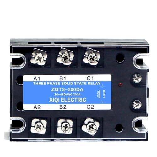 3-Phasen Statisches Relais SSR 3-32V DC CG 3 Phasen 10A 25A 40A DA 60A 80A 100A 150 200A Steuerung 24-480V AC Statisches Relais SSR Statisches Relais Drei-DC(200DA) von ADLTXZNNR