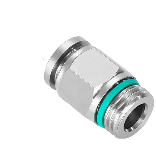 304 Stainless Steel Pneumatic Connectors M5 1/8"1/4"3/8"1/2" BSP Male Thread Quick Coupling Push In Tube Fitting Air Compressor(PC8-G02) von ADLTXZNNR