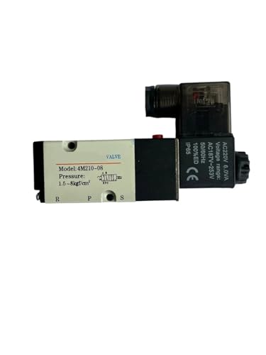 4M210-08 Pneumatic Namur Solenoid Valves 1/4'' DC 12V 24V AC 110V 220V 2position 5port Plate Mounting Installation Control Valve(AC110V) von ADLTXZNNR