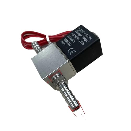 Compressor Valve 1/4" Normally Closed Pneumatic Aluminum Solenoid Valves DC 12V 24V AC 110V 220V Voltage 2 Way For Air Water Oil(12mm,DC 12V) von ADLTXZNNR