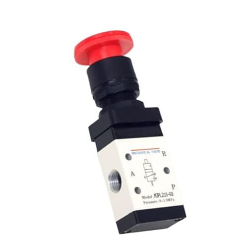 Control Valve M3 Series (3/2 way) M3PL M3PP M3PF M3PM M3HS Single Control(M3PF210-08,Button color Green) von ADLTXZNNR
