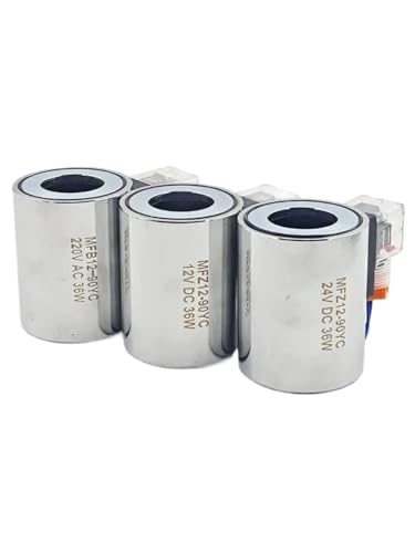 Copper Hydraulic Solenoid Coil MFZ12-90/MFB12-90YC 31mm Bore 75mm Height 220V/110V/24V/12V Control Valve(MFZ12-90YC 24VDC) von ADLTXZNNR