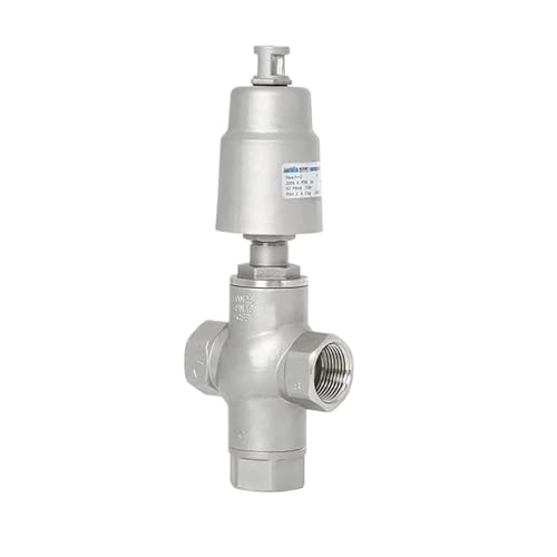 DN25 3 Way Stainless Steel Pneumatic Actuator Angle Seat Valve Pneumatic Seat Valve 16bar For Steam Gas Oil Normally Closed(Single Acting) von ADLTXZNNR