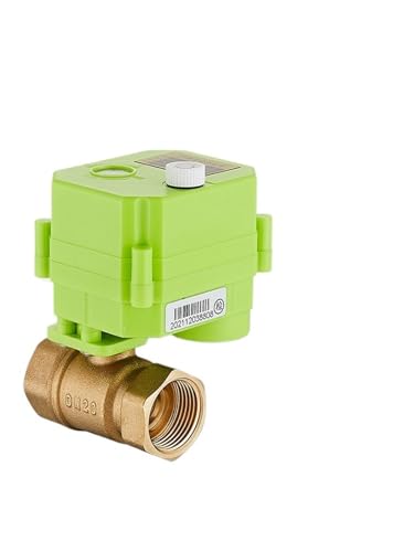 Electric Ball Valve With Manual Switch 2 Way Brass Ball Valve With Actuator IP65 Female Thread Motorized Valves DC12V 24V AC220V(DN15,DC12V_XY-02S) von ADLTXZNNR