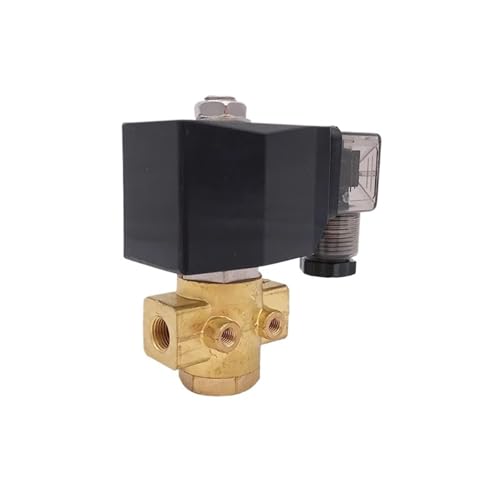 GPG 50 bar 90 bar 2-Wege-Messing-Wasser-High-Pressure Solenoid Ventil normal offen 1/4 Zoll 380 V 220 V PG-01K GPG-M02K NO mit Stecker Typ (DC12V_90BAR) von ADLTXZNNR