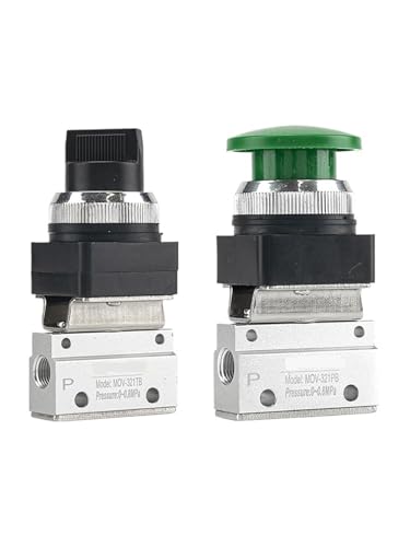 MOV-01 MOV-02 A pneumatic valve Manual Air Switch Button Roller Type Mechanical Pneumatic Reversing valve(Red) von ADLTXZNNR