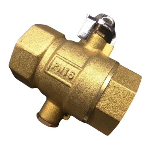 Messing-Kugelhahn Zur Temperaturmessung Mit Schalter, Verbunden Mit Dem Wärmezählersensor(DN15 1/2) von ADLTXZNNR