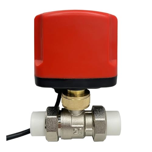 PPR Brass Motorized Ball Valve IP65 Waterproof Ball Valves PPR20 32 40 50 Big Torque Metal Motors 3 -Wire 2 Control(PPR32,12VDC_CR03) von ADLTXZNNR