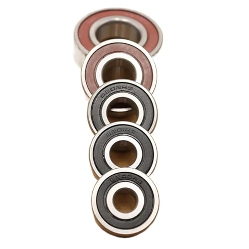 Rillenkugellager 6200 6201 6202 6203 6204 6205 6206 6207 DDU ZZ RS 2RS Hochgeschwindigkeits-Low Noise Metall-Chromstahllager(6206 ID30x62x16mm,Metal Seal) von ADLTXZNNR