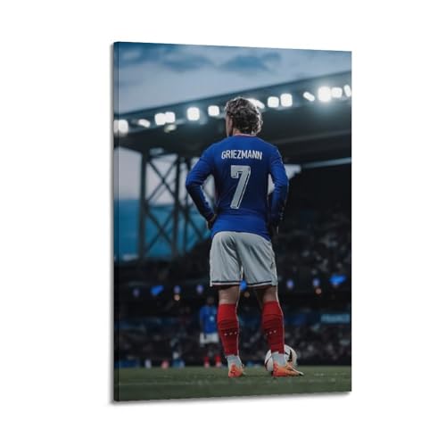 ADMLIE Antoine Griezmann Art-Deco für Herren Fußballspieler, Poster, Wandkunst, Gemälde, Leinwand, Wohnzimmerdrucke, Schlafzimmer, Dekor, Kunstwerke, 30 x 45 cm ADMLIE Antoine Griezmann Art-Deco für Herren Fußballspieler, Poster, Wandkunst, Gemälde, Leinwand, Wohnzimmerdrucke, Schlafzimmer, Dekor, Kunstwerke, 30 x 45 cm von ADMLIE