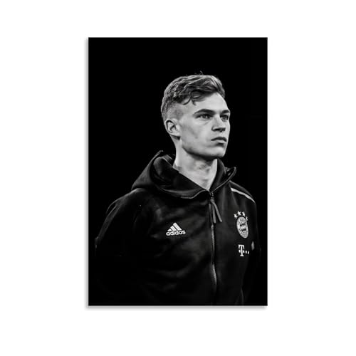 ADMLIE Joshua Kimmich berühmter männlicher Fußballspieler, Kunstposter, Leinwand, Wandkunst, Bilddrucke, hängende Foto-Idee, Dekoration, Heimkunst, 40 x 60 cm von ADMLIE