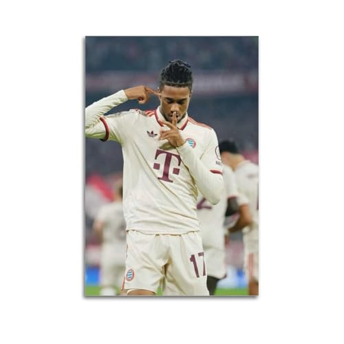 Michael Olise berühmter Herren-Fußballspieler, Künstler, Wohn-Poster, Wandkunst, Schlafzimmer, Heimdekoration, hängendes Bild, Leinwandbild, 50 x 75 cm Michael Olise berühmter Herren-Fußballspieler, Künstler, Wohn-Poster, Wandkunst, Schlafzimmer, Heimdekoration, hängendes Bild, Leinwandbild, 50 x 75 cm von ADMLIE