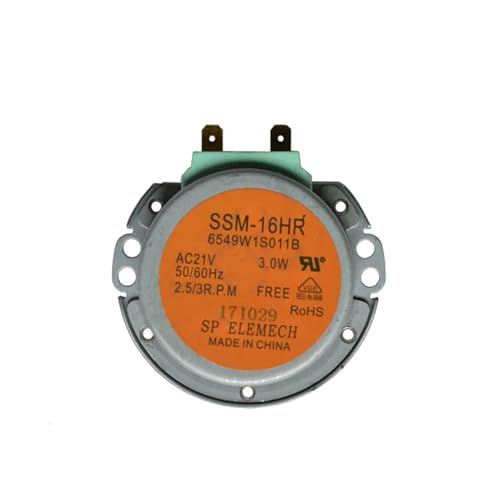 1 Stück AC 21 V Mikrowellen-Synchronmotor, Tablettmotor SSM-16H, kompatibel mit LG, Microondas-Ofenteile von ADMPSXIC