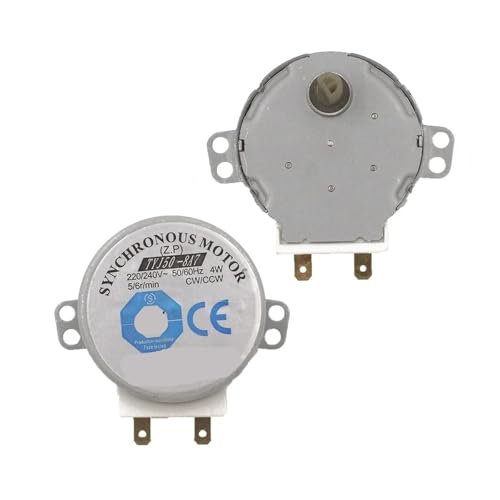 2 teile/los AC 220-240 V 4 W 6 RPM 48mm Micro Synchron Motor for Warme Luft Gebläse 50 /60Hz CW/CCW TYJ50-8A7 Mikrowelle Tablett Motor von ADMPSXIC