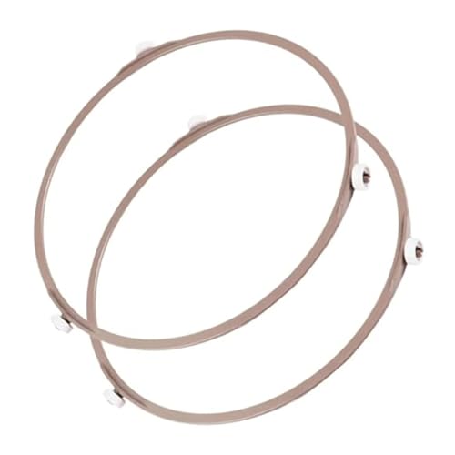 2PC Kreis Rotierenden Ring Unterstützung Roller Halterung Mikrowelle Drehteller Halterung Glas Drehteller Basis Platte Tray Halter Stehen von ADMPSXIC