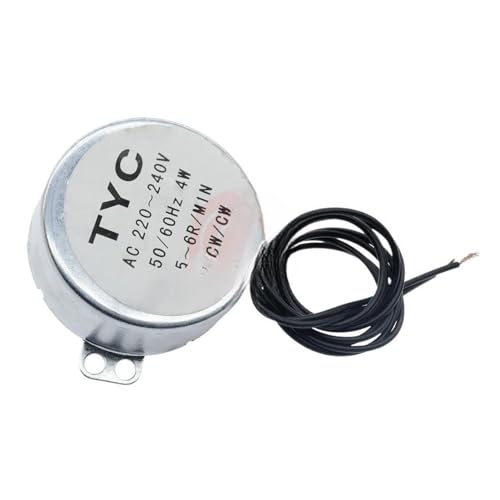 5-6 U/min Stabiler Synchronmotor Pro TYC-50 AC 220V 12V 50/60Hz Drehmoment 4KGF.CM 4W CW/CCW Mikrowellen-Drehteller for elektrischen Ventilator(AC 12V) von ADMPSXIC