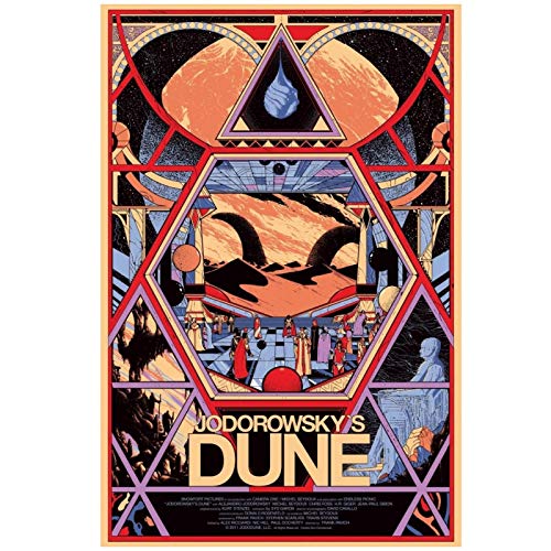 ADNHWAN Jodorowsky'S Dune Französische Filme Poster und Drucke Leinwandmalerei Wandkunst Bilder Drucken auf Leinwand Wohnkultur -50X70cm Kein Rahmen 1 PCS von ADNHWAN