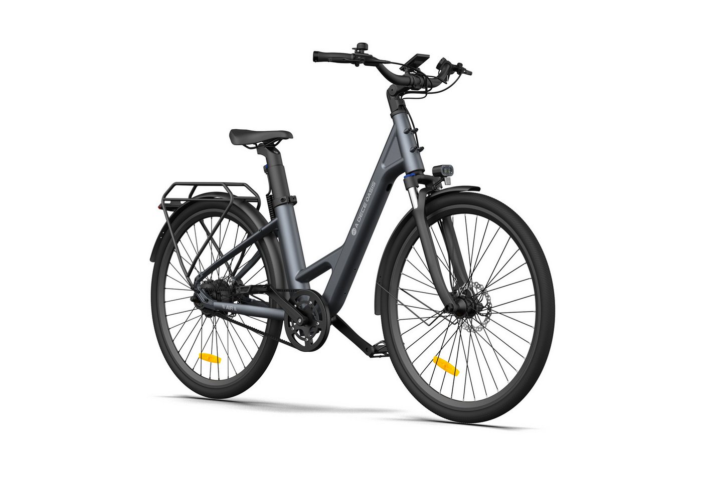 ADO E-Bike Air28 Pro Elektrofahrrad,Pedelec Riemenantrieb,Fahrrad, 2 Gang, Automatikschaltung, Bafang Heckmotor, Gepäckträger, ebike damen/herren von ADO