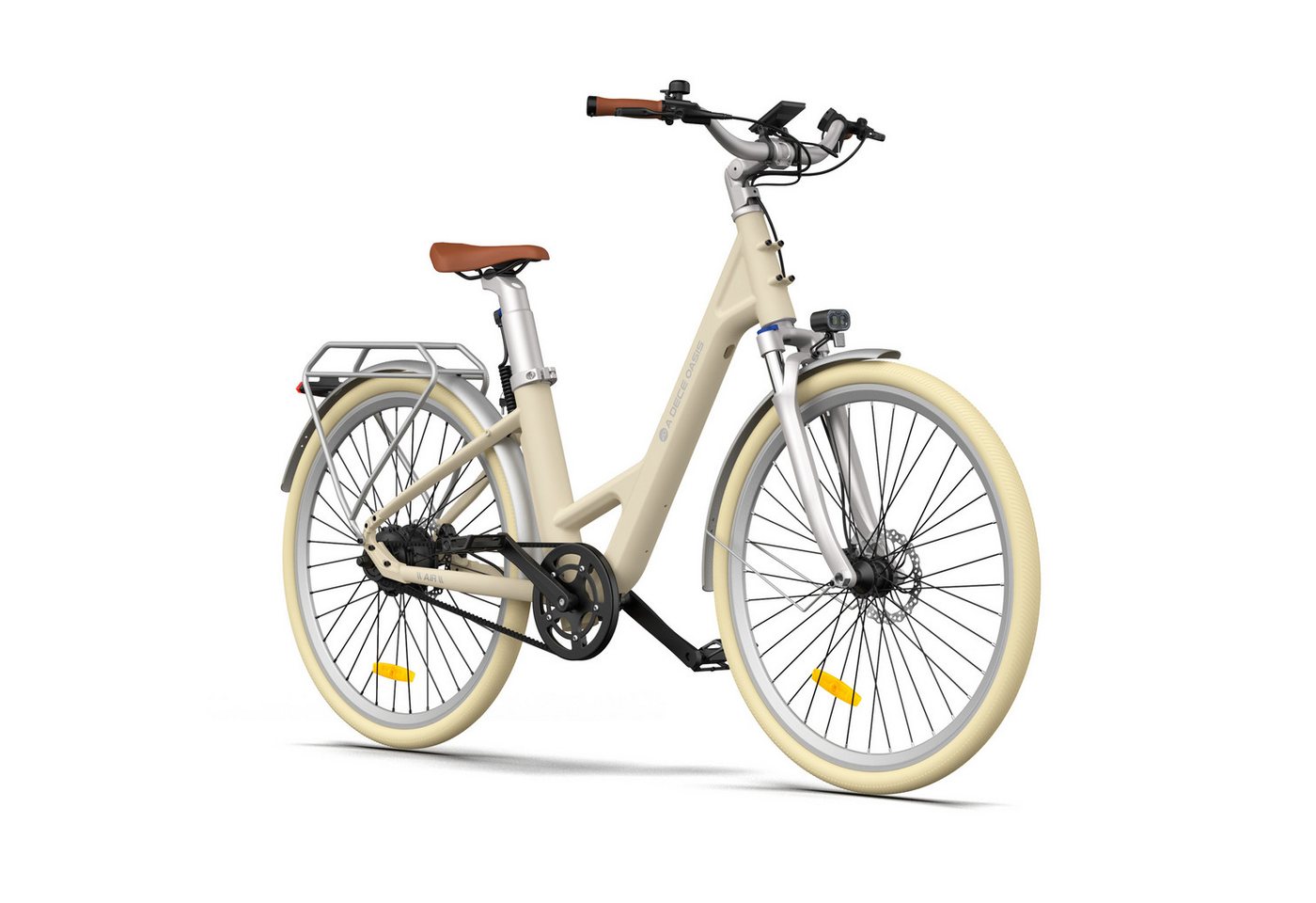 ADO E-Bike Air28 Pro Elektrofahrrad,Pedelec Riemenantrieb,Fahrrad, 2 Gang, Automatikschaltung, Bafang Heckmotor, Gepäckträger, ebike damen/herren von ADO