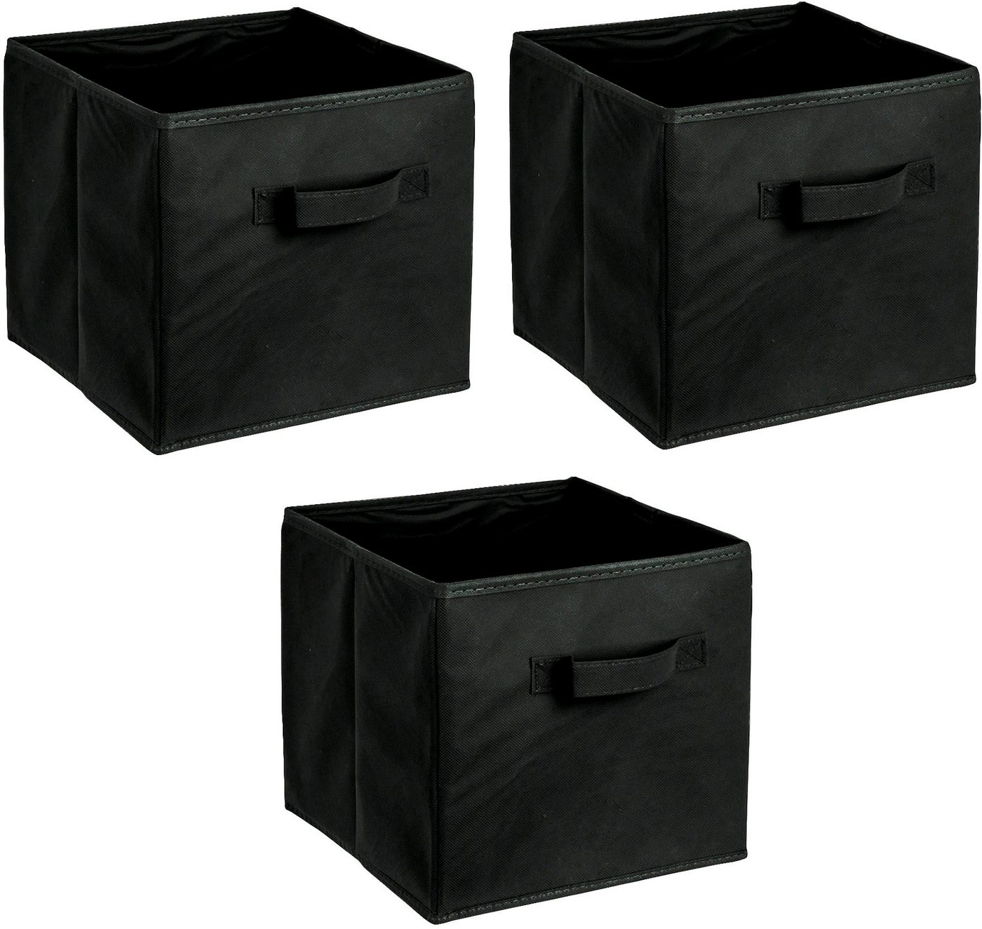ADOB Aufbewahrungsbox Faltboxen (Set, 3 St), Inklusive Haltegriff von ADOB
