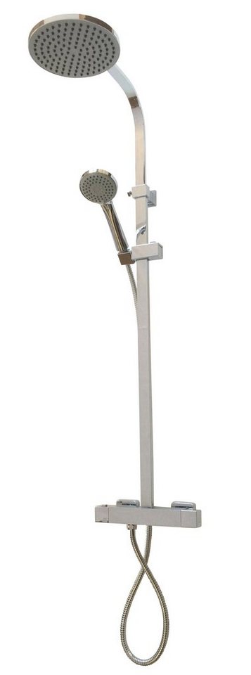 ADOB Duschsystem Lanzarote, Höhe 110 cm, 3 Strahlart(en), mit Thermostat von ADOB