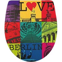 ADOB WC-Sitz »Love Berlin «, mit Absenkautomatik - bunt von ADOB