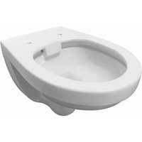 Adob - spülrandlose wandhänge wc Keramik Toilette Weiß inklusive Schutzmatte von ADOB