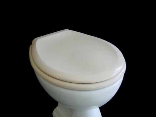 ADOB WC Sitz Klobrille Farbe Beige, Duroplast, Klassiker, 12275 von ADOB