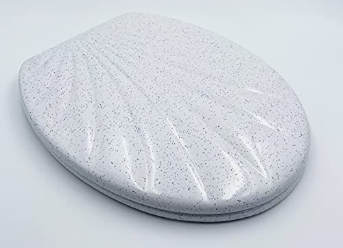 WC Sitz Klobrille Muschelform Farbe Granit, Duroplast von ADOB