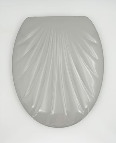 WC Sitz Klobrille Muschelform Farbe Manhattangrau, Duroplast, sehr stabil von ADOB