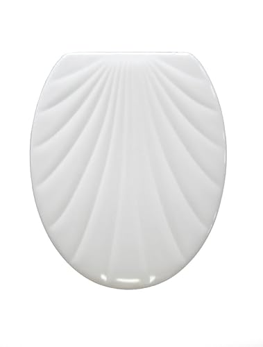 WC Sitz Klobrille Muschelform, Muschel Farbe Weiss, Duroplast, sehr stabil von ADOB