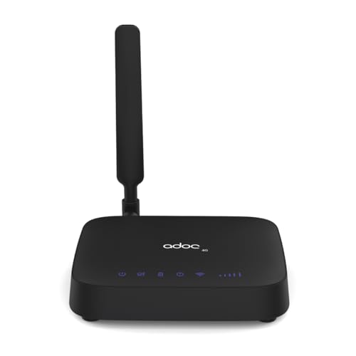 ADOC V4 Voice Box, wandelt das mobile 2G/3G/4G-Signal in eine feste Leitung FXS um. Fernsteuerungsunterstützung. WLAN-Hotspot-Zugangspunkt, 2 x RJ11-Anschlüsse. von ADOC
