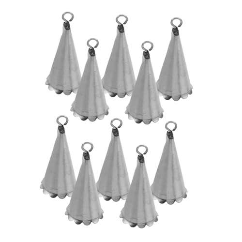 ADOCARN 10 Stück Mini Metallglocken mit Offenem Trompetendesign Dekorative Handglocken für Bastelprojekte Windspiele Feste und Wohnkultur Klangqualität Langlebig und Aufzuhängen von ADOCARN